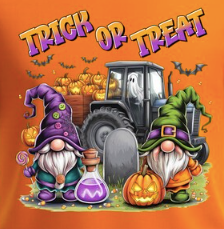 Printed Halloween T-shirt design